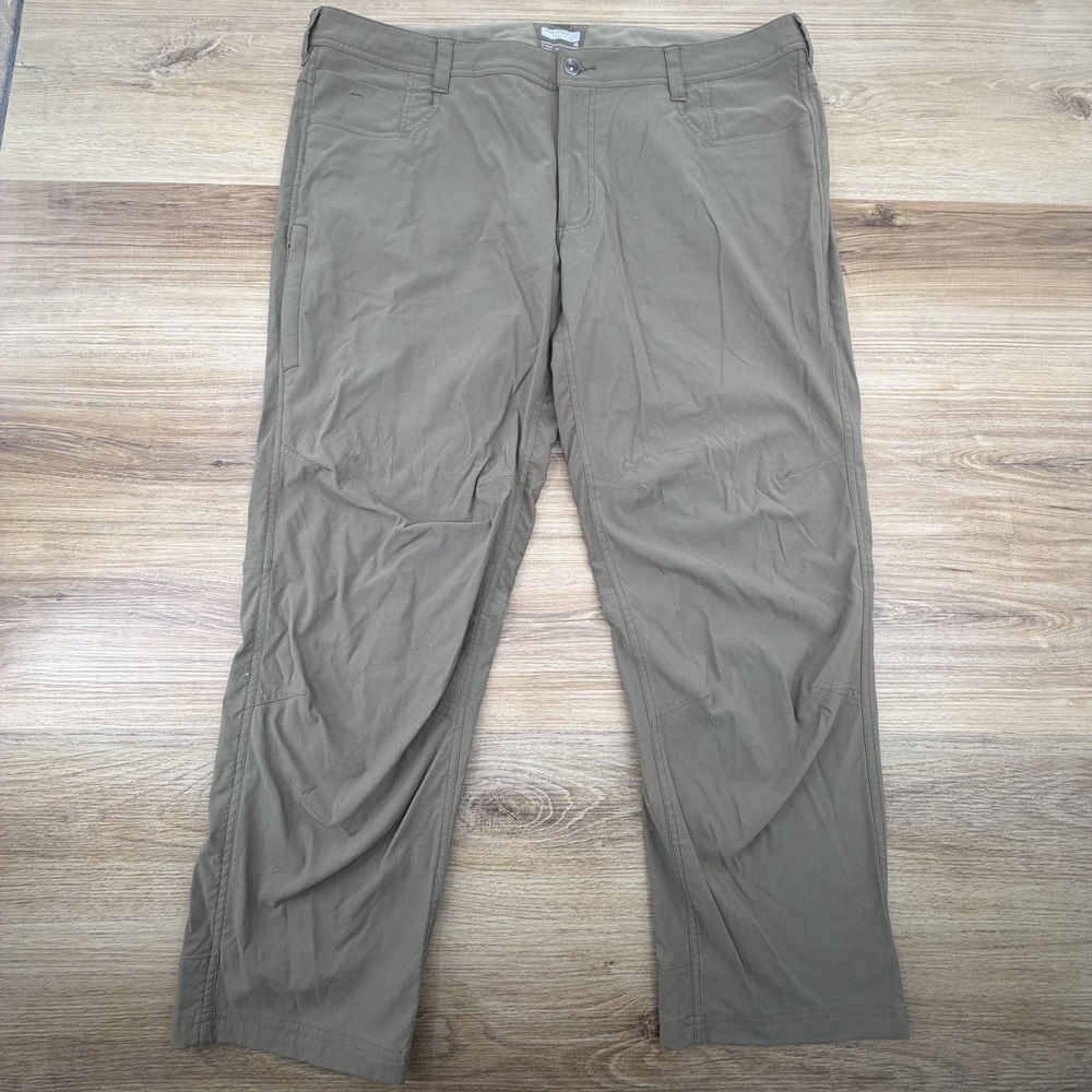 Marmot Hiking‎ Pants Men 40x30 Brown Quick Dry Stretch Outdoors Gorpcore